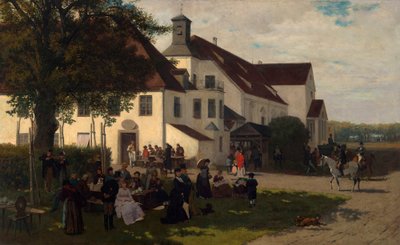 La posada del castillo en Alt-Schleißheim de Franz Quaglio