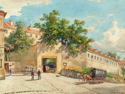 La prisión policial en Theobaldgasse en Viena de Franz Reinhold