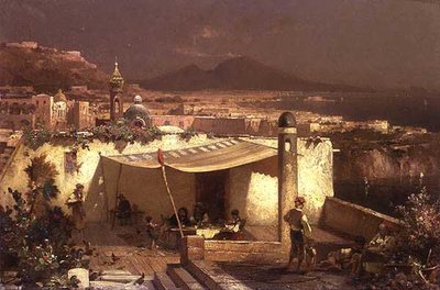 Una terraza en Posilipo de Franz Richard Unterberger
