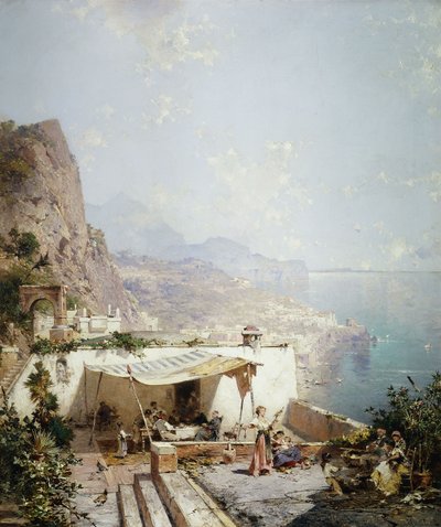 Amalfi - Golfo de Salerno de Franz Richard Unterberger