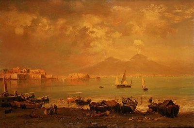 La bahía de Nápoles de Franz Richard Unterberger