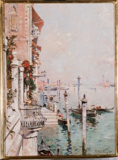 El Gran Canal, Venecia de Franz Richard Unterberger