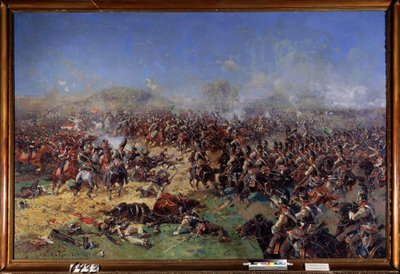 Campaña rusa (1812): la batalla de Borodino (o batalla de Moskva), 26 de agosto de 1812 (o 7 de septiembre de 1812), tercer ataque francés (La batalla de Borodino el 26 de agosto de Franz Roubaud