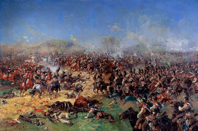 La batalla de Borodino el 26 de agosto de 1812. Tercer ataque francés de Franz Roubaud
