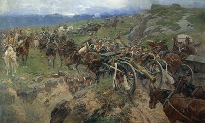El Puente Viviente, 1892 de Franz Roubaud