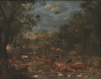 Paraíso antes de la caída del hombre de Franz Rösel von Rosenhof