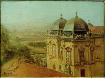 El Belvedere Superior en Viena de Franz Rumpler