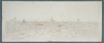 Vista de Viena desde el Palacio de Belvedere de Franz Schmied