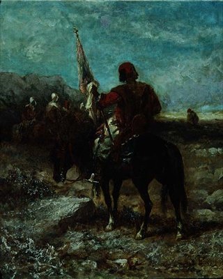 Un jinete árabe de Franz Schreyer