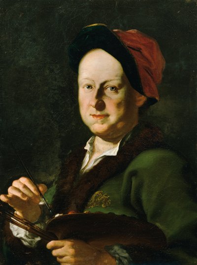 El pintor de batallas August Querfurt de Franz Sebald Unterberger