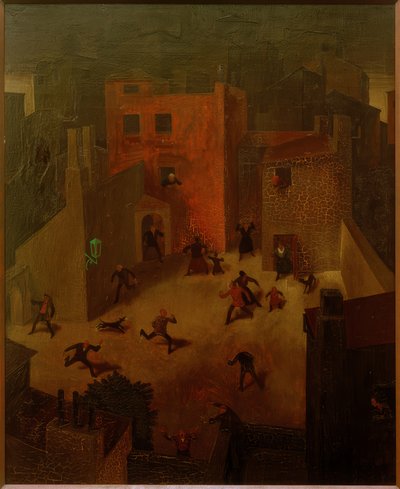 F.Sedlacek, Vista de la ciudad de Franz Sedlacek