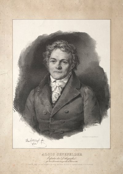 Aloys Senefelder de Franz Seraph Hanfstaengl