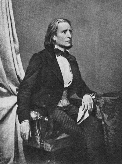Franz Liszt, c. 1860, 1939 de Franz Seraph Hanfstaengl