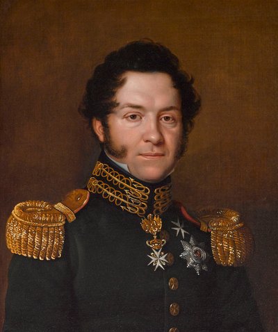 Retrato de Jean-Noé-Godefroy de Polier-Vernand de Franz Seraph Stirnbrand