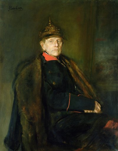 Mariscal de campo general Helmuth Graf von Moltke (1800-91), 1890 de Franz Seraph von Lenbach