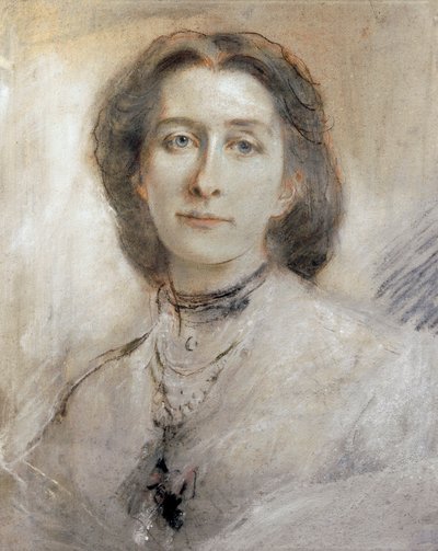 Alemania, Retrato de Cosima Francesca Gaetana Wagner (1837-1930), hija de Franz Liszt y segunda esposa de Richard Wagner de Franz Seraph von Lenbach
