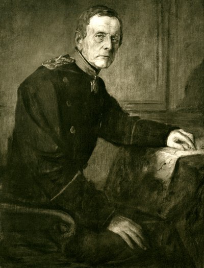 Helmuth von Moltke el Viejo de Franz Seraph von Lenbach