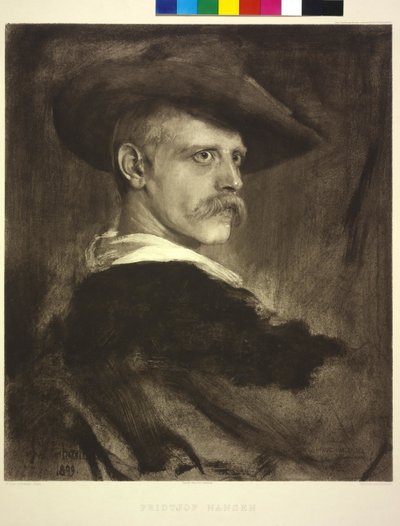 Pintura de Franz von Lenbach Fridtjof Nansen de Franz Seraph von Lenbach