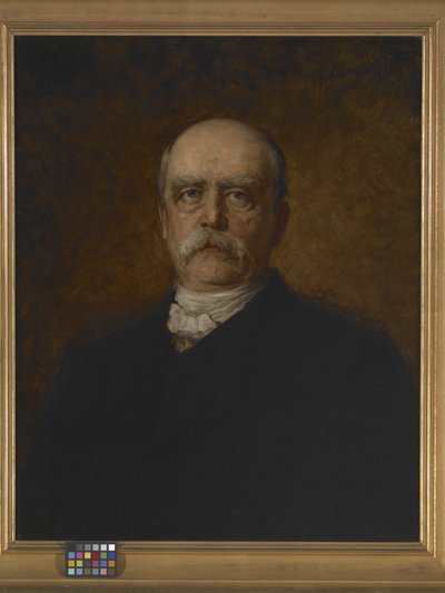 Retrato de Otto Eduard Leopold Von Bismarck (óleo sobre lienzo) de Franz Seraph von Lenbach