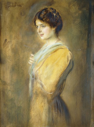 Retrato de la Condesa Ilse Seilern, Tres Cuartos de Longitud de Franz Seraph von Lenbach