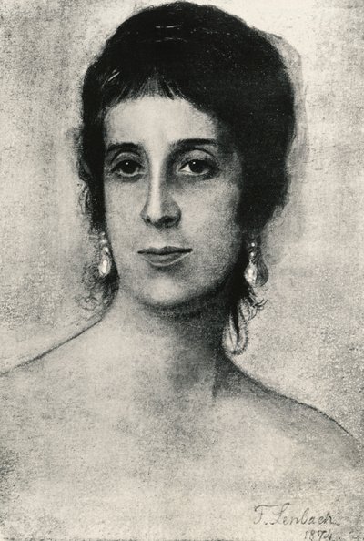 Retrato de Laura Acton de Franz Seraph von Lenbach