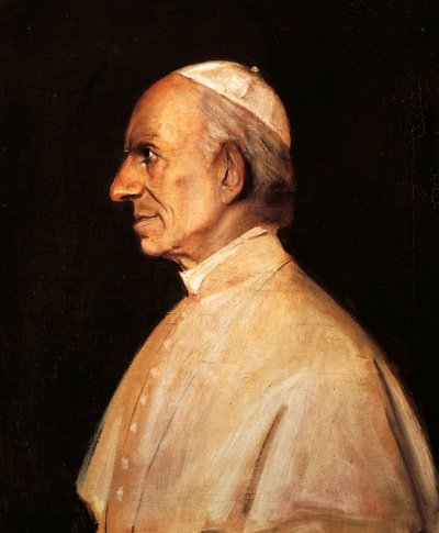 Retrato del Papa León XIII de Franz Seraph von Lenbach
