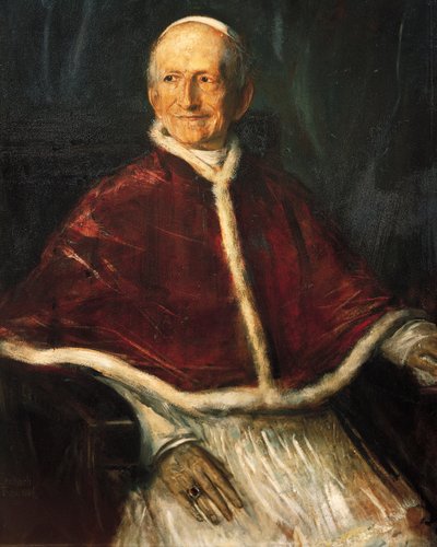 Retrato del Papa León XIII de Franz Seraph von Lenbach