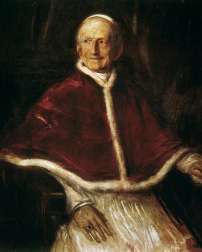 Retrato del Papa León XIII de Franz Seraph von Lenbach