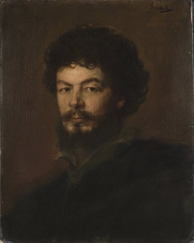 Retrato del arquitecto y escultor Lorenz Gedon (1844-1883) de Franz Seraph von Lenbach