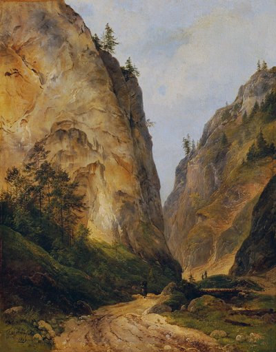 Felsental (en Höllental) de Franz Steinfeld