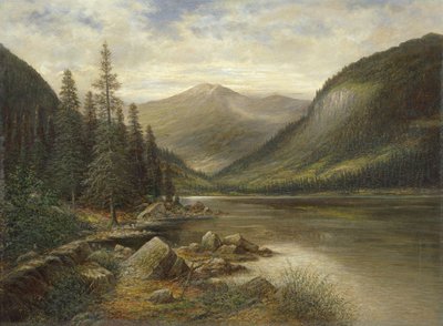 Erlaufsee con Bald Summit al fondo de Franz Stephan Paschinger