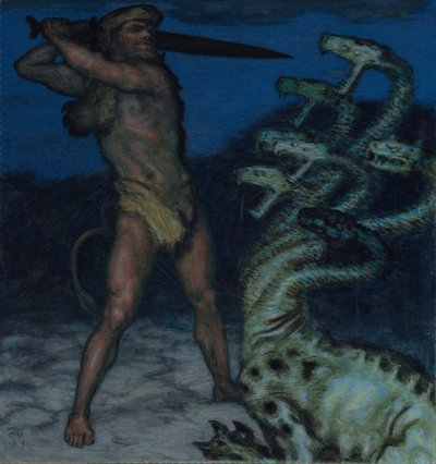 Hércules y la Hidra de Franz Stuck Ritter von