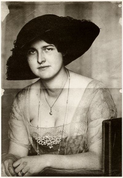 María con un sombrero oscuro de Franz Stuck Ritter von