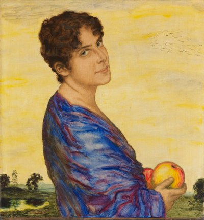 Retrato de la esposa del artista, c. 1914 de Franz Stuck Ritter von