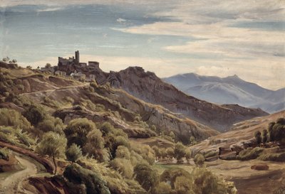 Vista de Olevano de Franz Theobald Horny