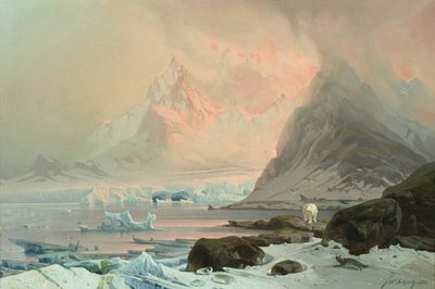 Noche de verano, Spitsbergen de Franz Wilhelm Schiertz