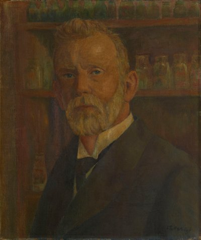Retrato de Paul Ehrlich 1854-1915, c. 1920 de Franz Wilhelm Voigt