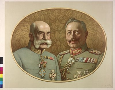 Emperador de Austria y Guillermo II Francisco José I de Franz Wurbel