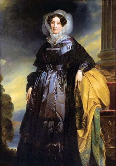Adelaida Eugenia Luisa de Orleans o Madame Adelaida de Franz Xaver (circle of) Winterhalter