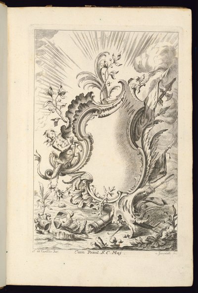 Cartucho con dragón, libro de cartuchos para diferentes usos de Franz Xaver Andreas Jungwierth