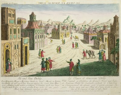 Viejo y Nuevo Delhi de Franz Xaver Habermann