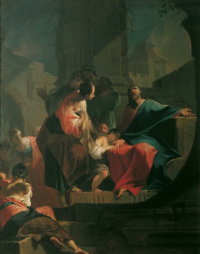 Cristo bendiciendo a los niños de Franz Xaver Karl Palko