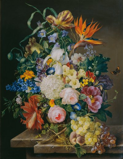 pieza de flor de Franz Xaver Petter
