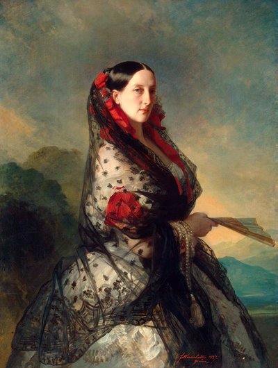 Gran Duquesa María Nikoláyevna de Rusia, 1857 de Franz Xaver Winterhalter