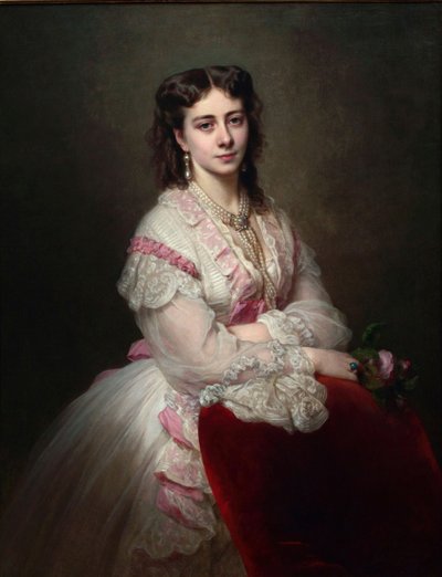 Retrato de la Condesa Maria Branicka 1843-1918, nacida Princesa Sapieha, 1865 de Franz Xaver Winterhalter