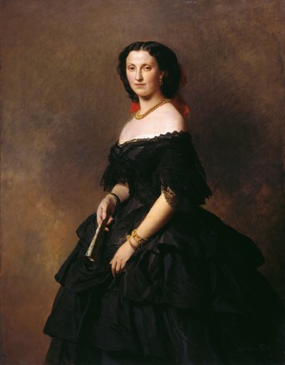 Retrato de la Duquesa Elizaveta Alexandrovna Baryatinskaya, nacida Princesa Chernysheva 1826-1902 de Franz Xaver Winterhalter