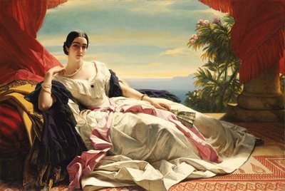Retrato de Leonilla, Princesa de Sayn-Wittgentein-Sayn de Franz Xaver Winterhalter