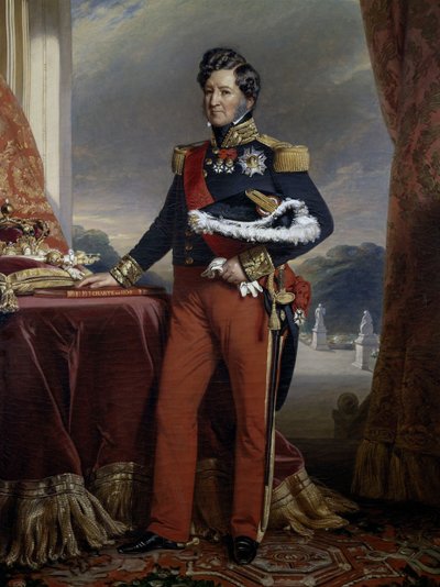 Retrato de Luis Felipe de Borbón-Orleans (1773-1850) de Franz Xaver Winterhalter