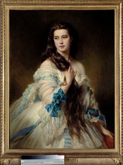 Retrato de Madame Barbe por Rimsky Korsakov (Rimsky-Korsakov) (1833-1878). Pintura de Franz Xaver Winterhalter (1806-1873) 1864. París, Museo de Orsay de Franz Xaver Winterhalter