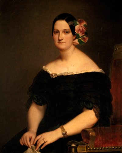 Retrato de María Cristina de Dos Sicilias de Franz Xaver Winterhalter
